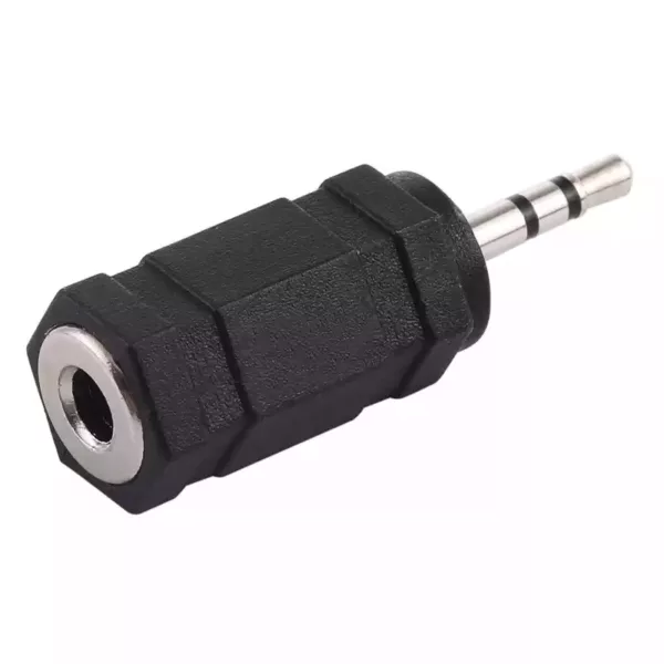 2.5mm Jack Male to 3.5mm Jack Female adapter