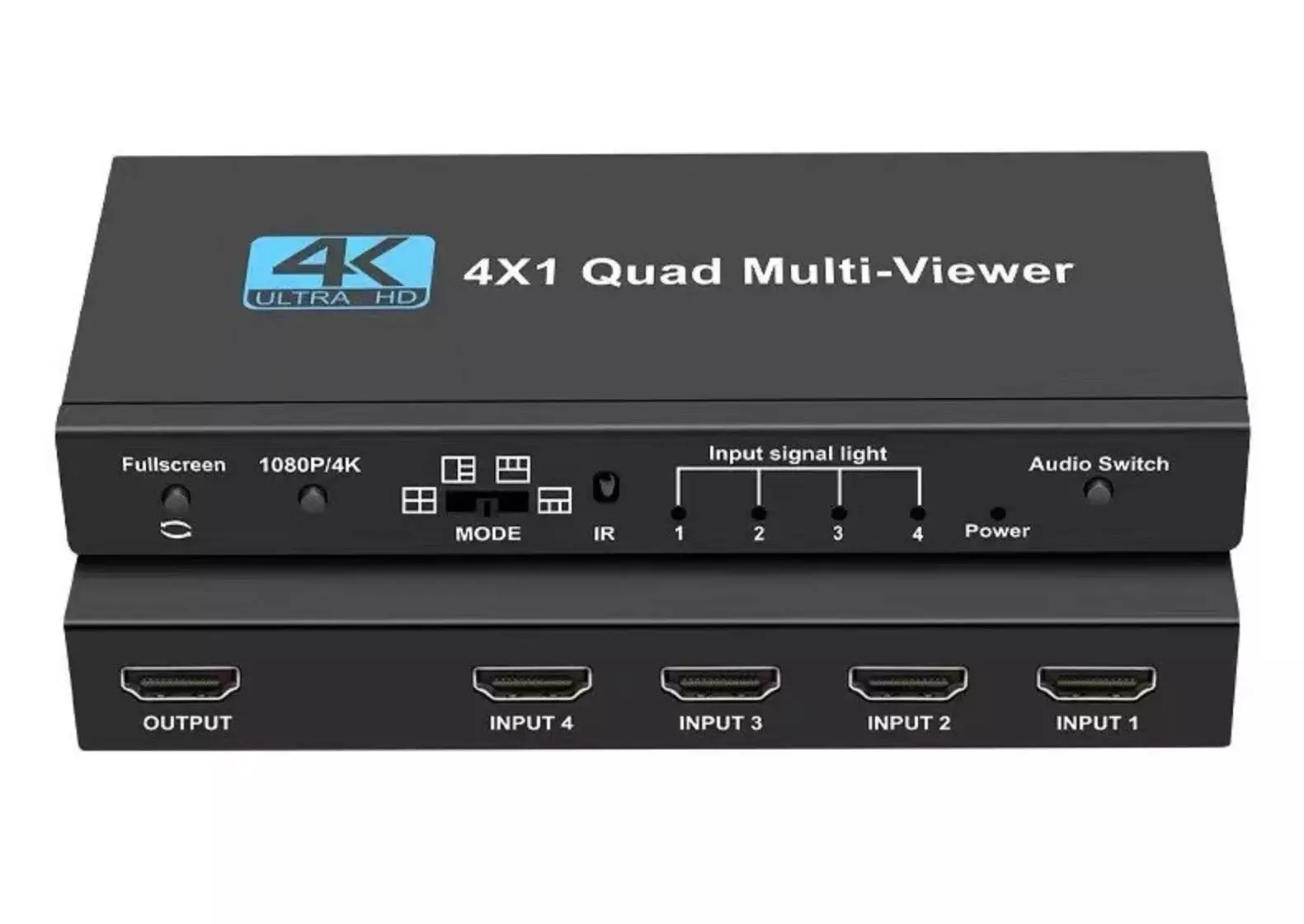 AV Access 4x1 4K HDMI Multiviewer, Seamless Quad-View HDMI Switch