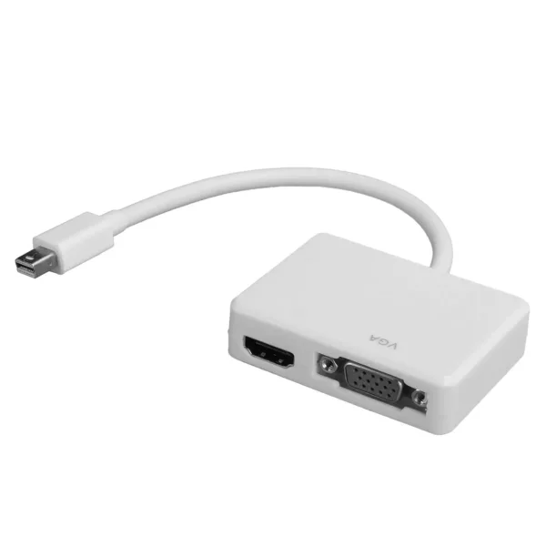 Male Mini Displayport to HDMI & VGA Female Adapter