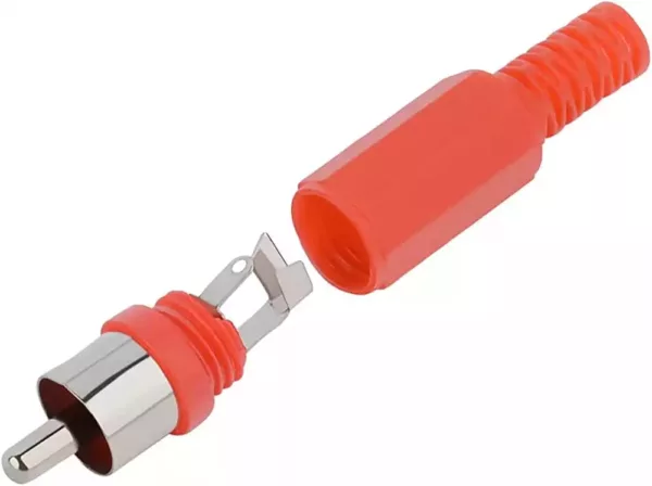 Solder Male RCA Connector with Sleeve