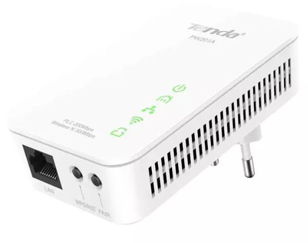 WIRELESS 200Mbps Fast Ethernet Network Over Power Line Adapter