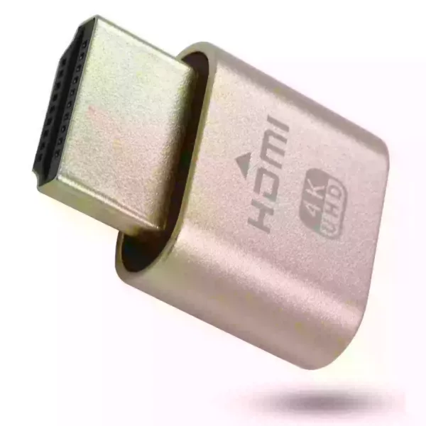 HDMI Dummy Plug Connector | Headless Display | Virtual Display Adapter for Server or PC at 4k