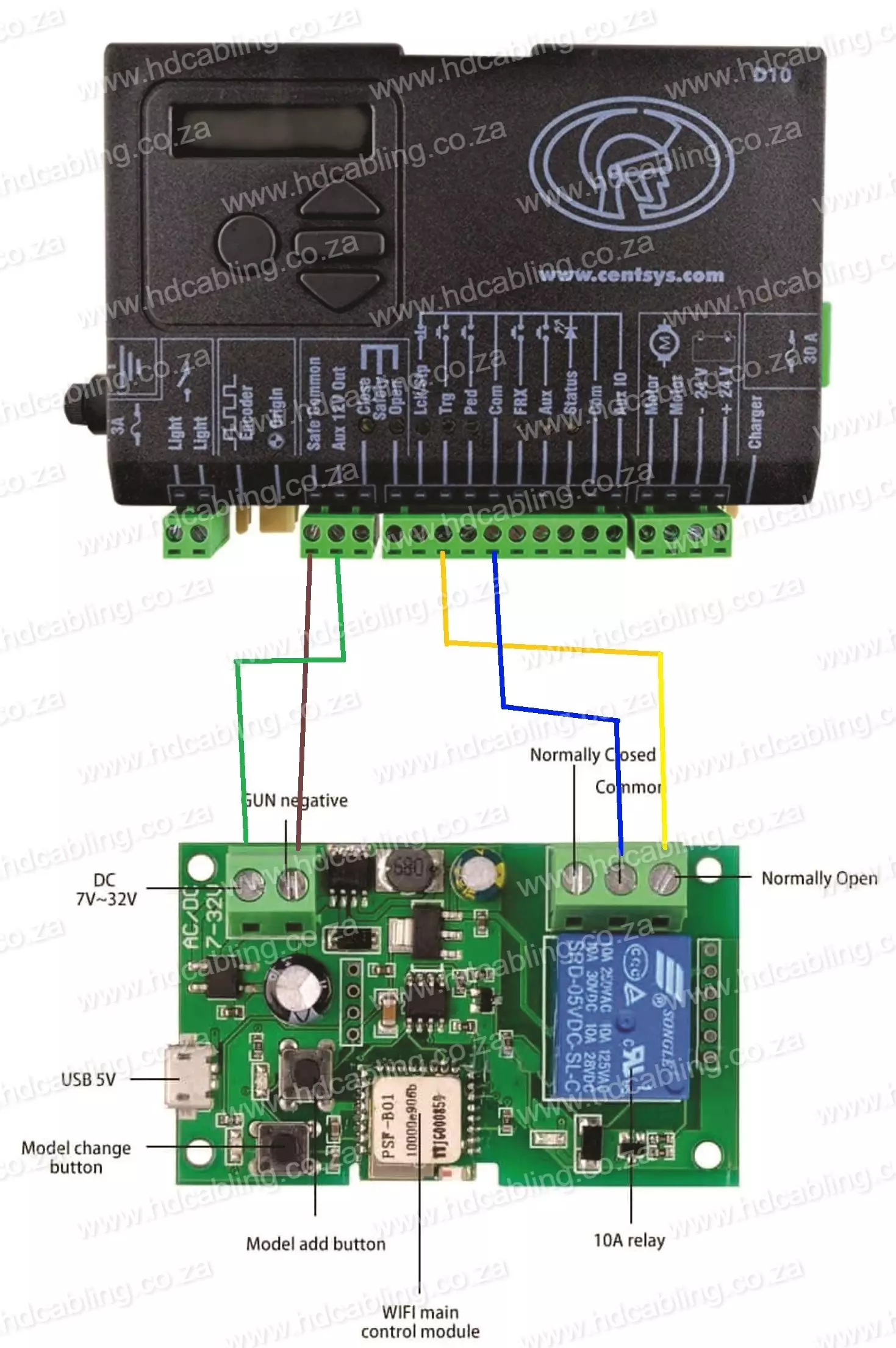 Smart Wifi Gate Motor / Garage Motor / Electric Fence Energizer Control Add-on Module | Sonoff