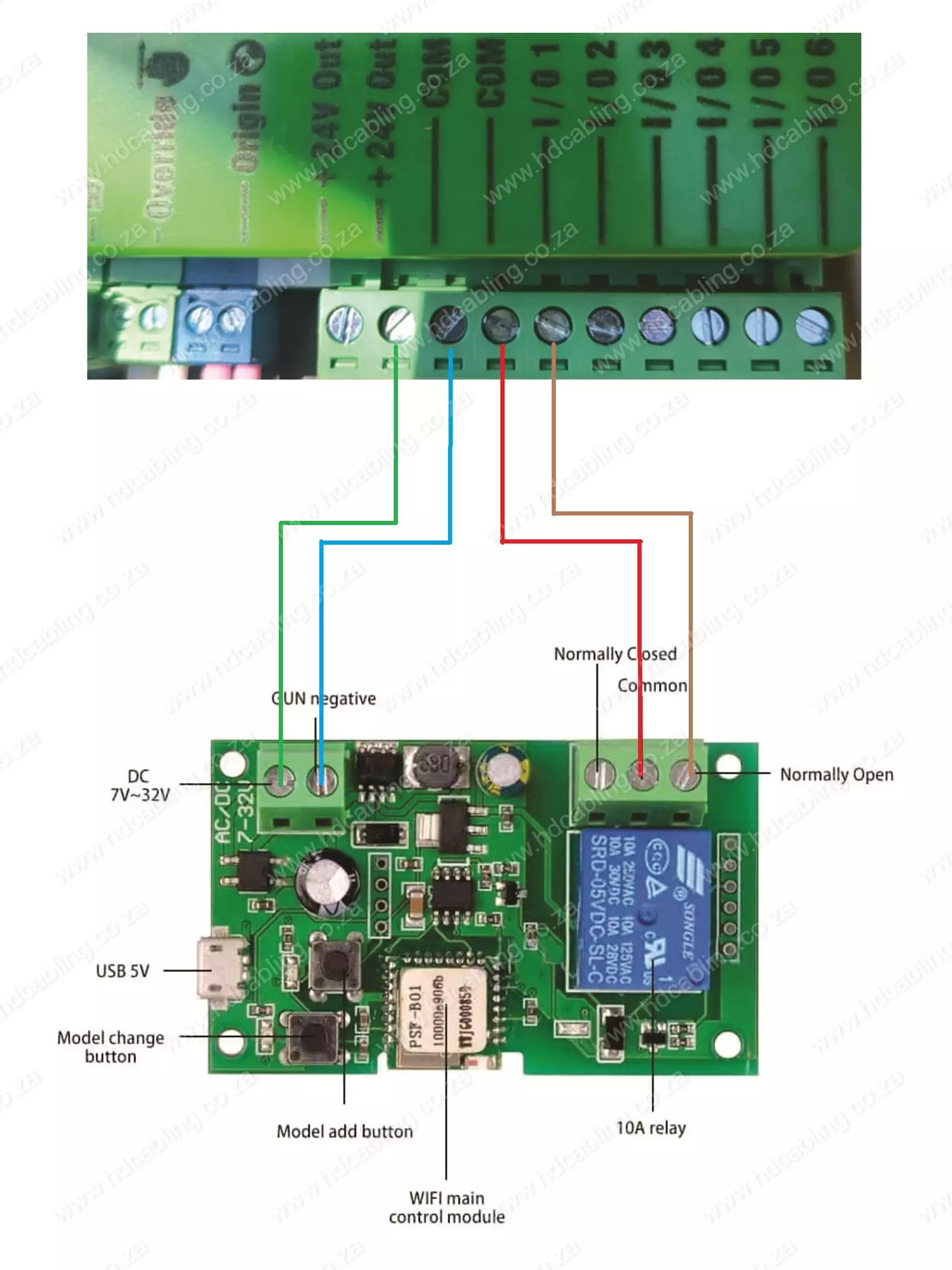 Smart Wifi Gate Motor / Garage Motor / Electric Fence Energizer Control Add-on Module | Sonoff