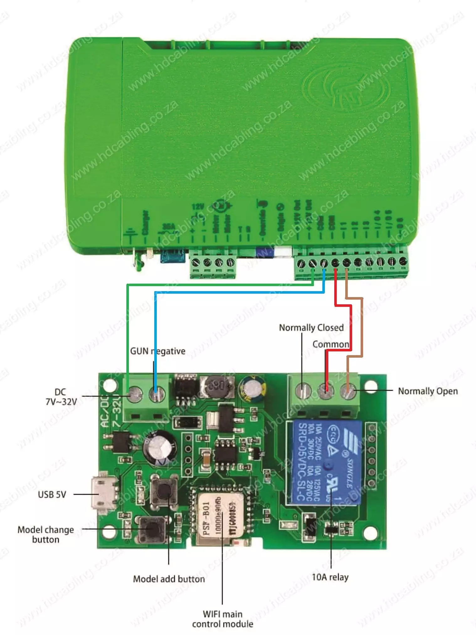 Smart Wifi Gate Motor / Garage Motor / Electric Fence Energizer Control Add-on Module | Sonoff