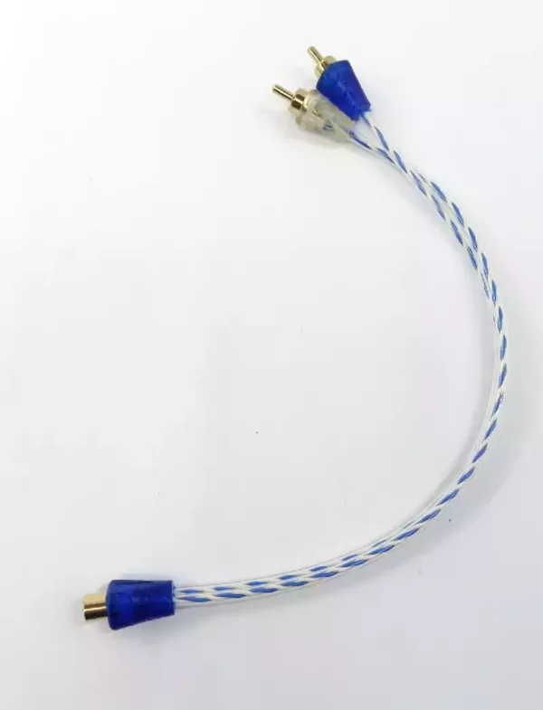 20cm 1 x Female RCA to 2x Male RCA Splitter Cable