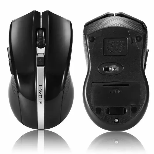 Variable 2.4Ghz Wireless Mouse 2000 DPI with Replaceable AAA Batteries | TWolf