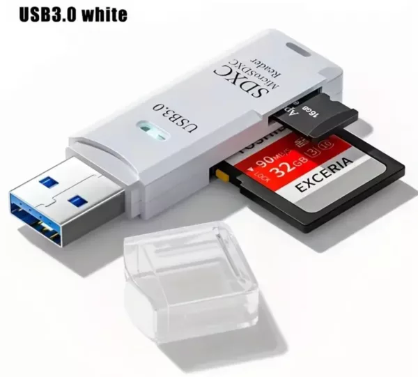 USB C / Micro USB or USB 3 | SD Card + MicroSD Card Reader | PC, Apple iPhone, MAC and Android Compatible