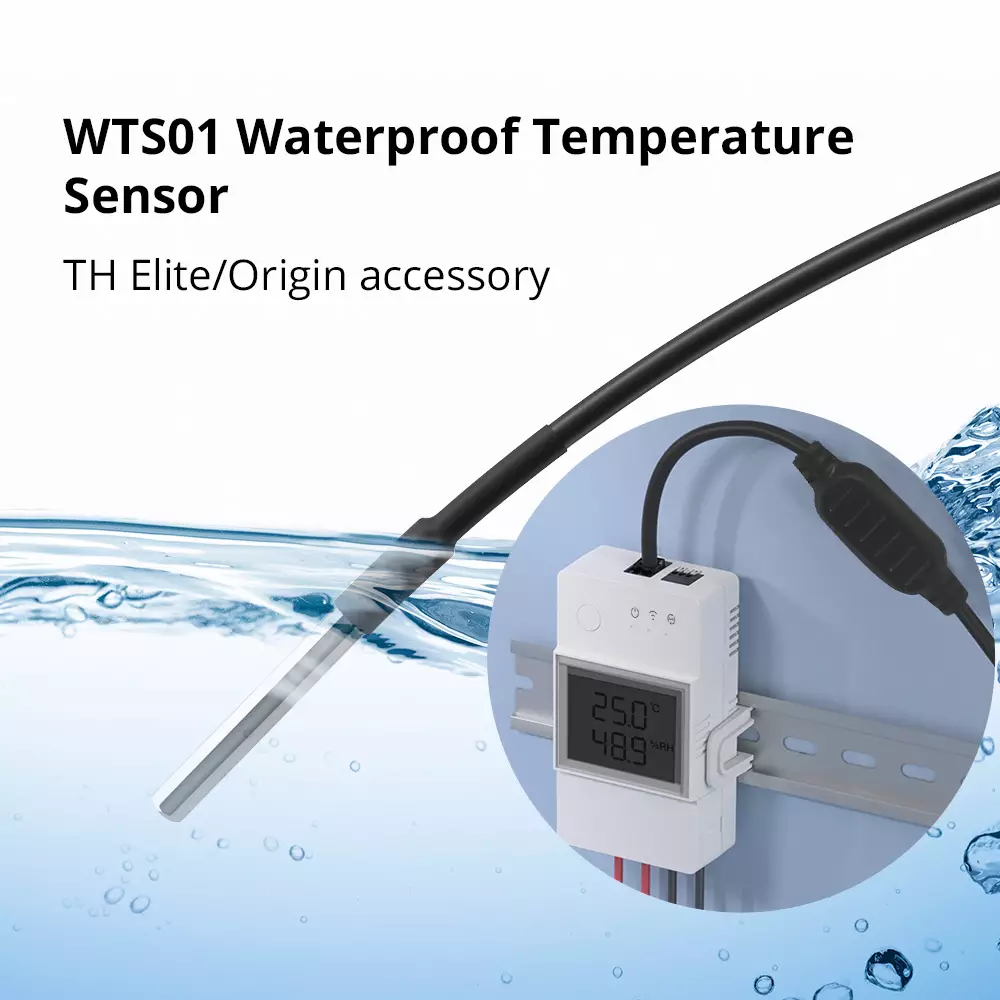 Waterproof Temperature Sensor | Submersible for Jacuzzi-Fish Tank-Geyser Temp Monitor | WTS01