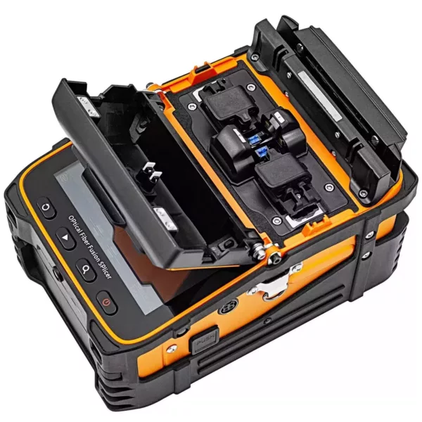 Fiber Fusion Splicer | AI-9 Splice Machine | 6 Motors | Power Meter VFL | Rechargeable Lithium Battery